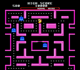 Ms. Pac-Man (USA) In game screenshot